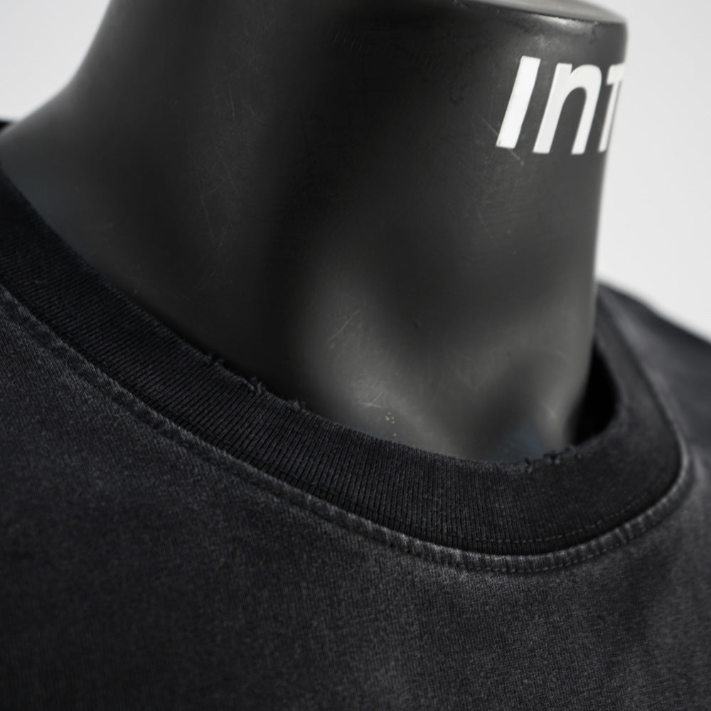 American Retro Heavy Short-sleeved T-shirt Men's Summer Loose