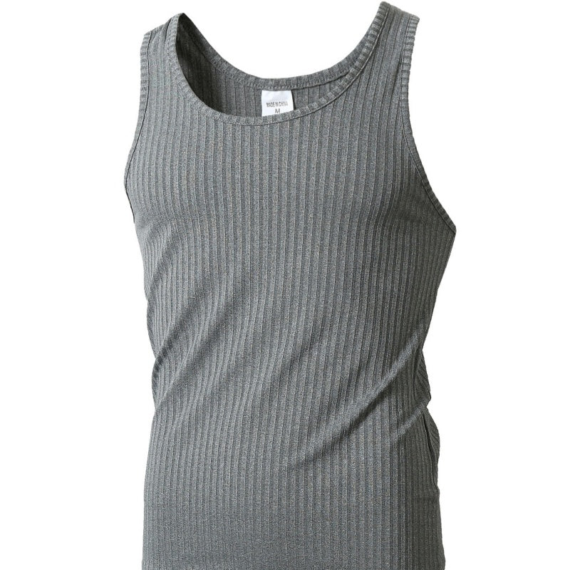 Solid Color Fitness Vest Men's Slim Fit And Quick-drying Spaghetti Strap