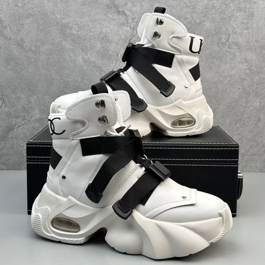 High-top Men's Shoes Wear-resistant Fashion Boots Sports Shoes