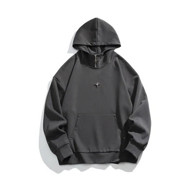 American Casual Sweatshirt Men's Hooded Pullover Coat