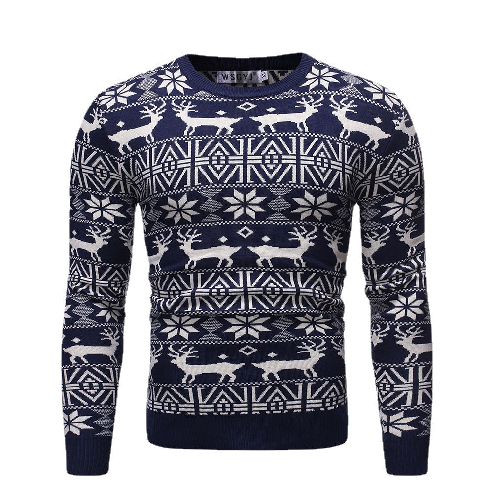 Printed Camouflage Casual Sweater