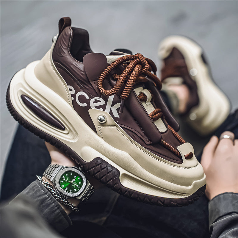 Men's Casual Sports Waterproof Dad Shoes Trendy All-matching