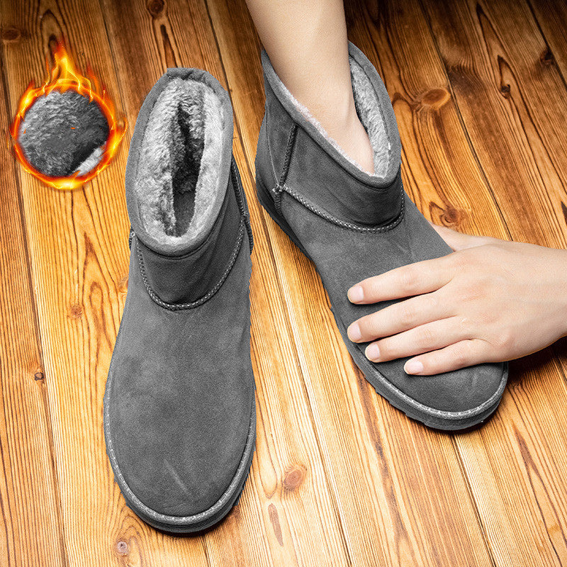 Men's Plush Warm Bread High Top Snow Boots