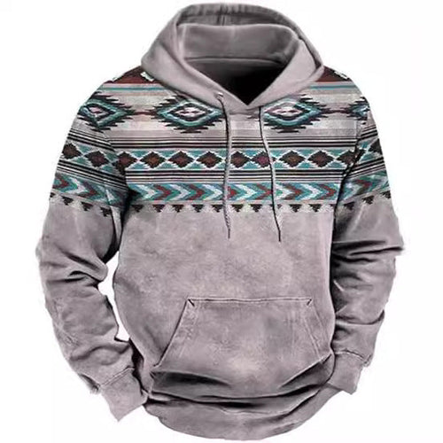 3D Printing Popular Fashion With Rope Pocket Hooded Sweaters Menswear