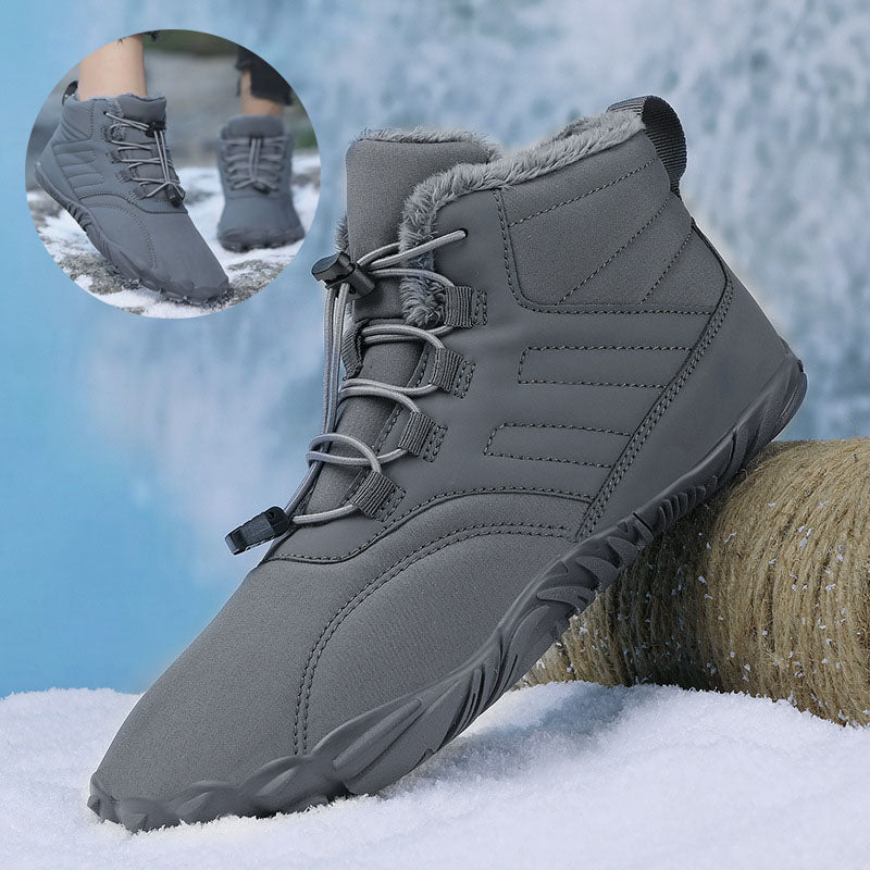 Winter Warm Slip-on Boots Wear-resistant Anti-ski Thickened Shoes Couple