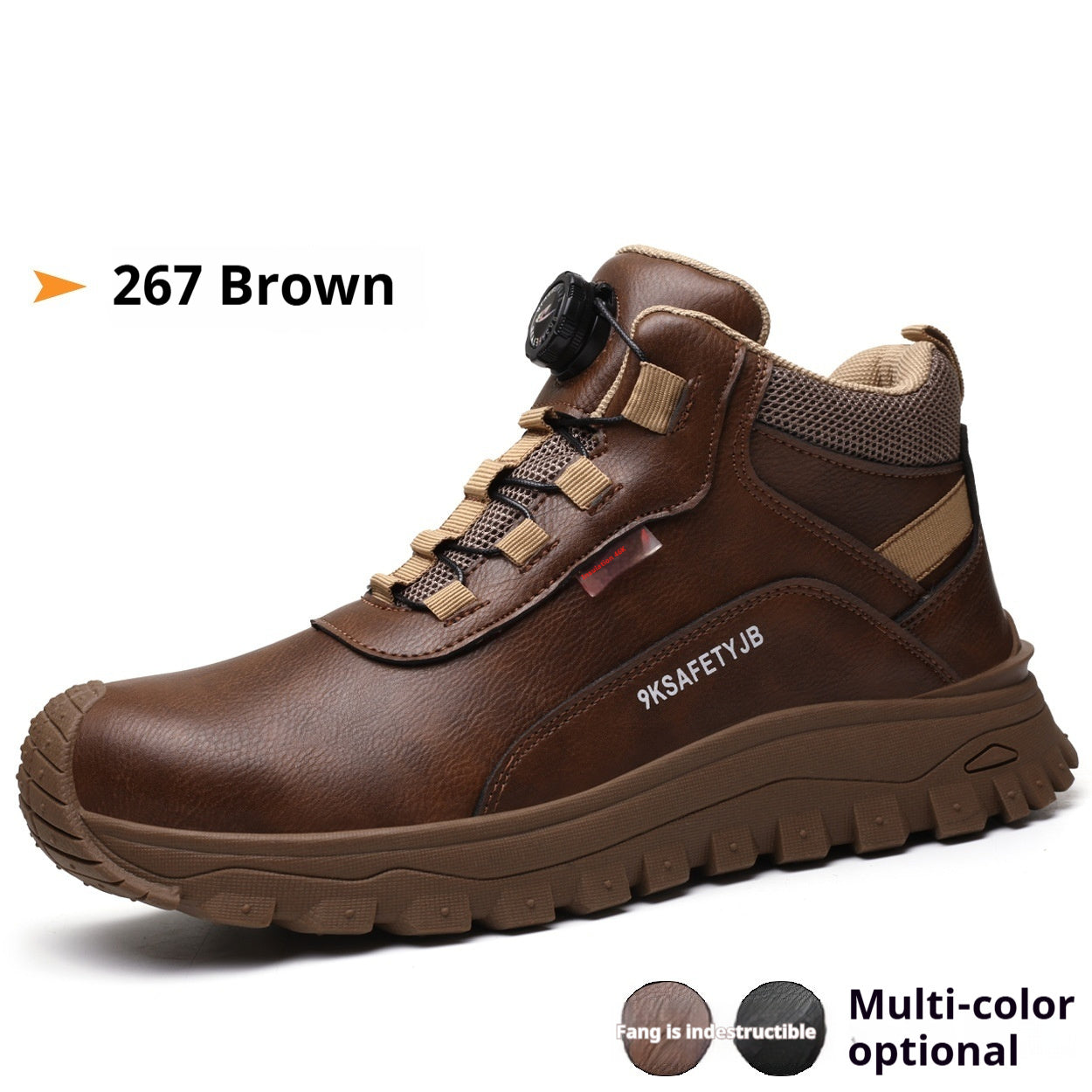 Flyknit Safety Comfortable Breathable Work Shoes