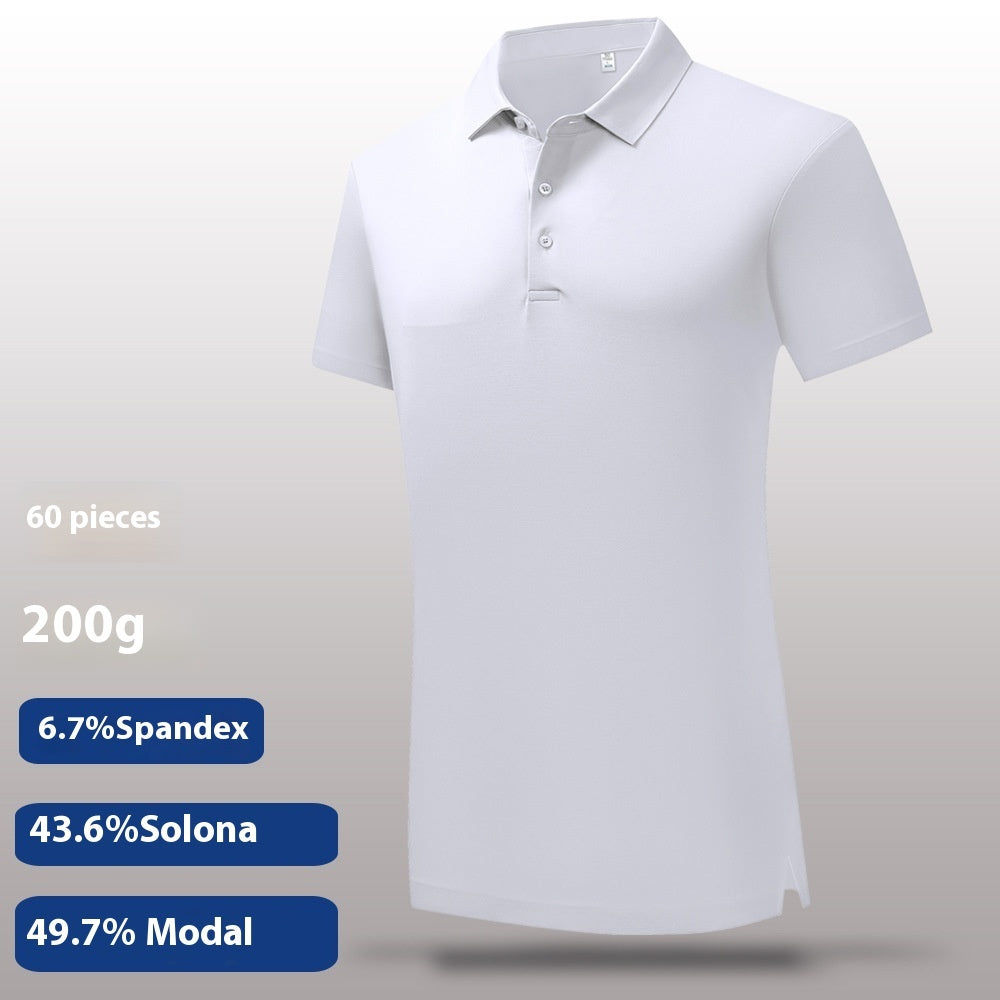 60 Lanjing Modal Lapel Polo Shirt