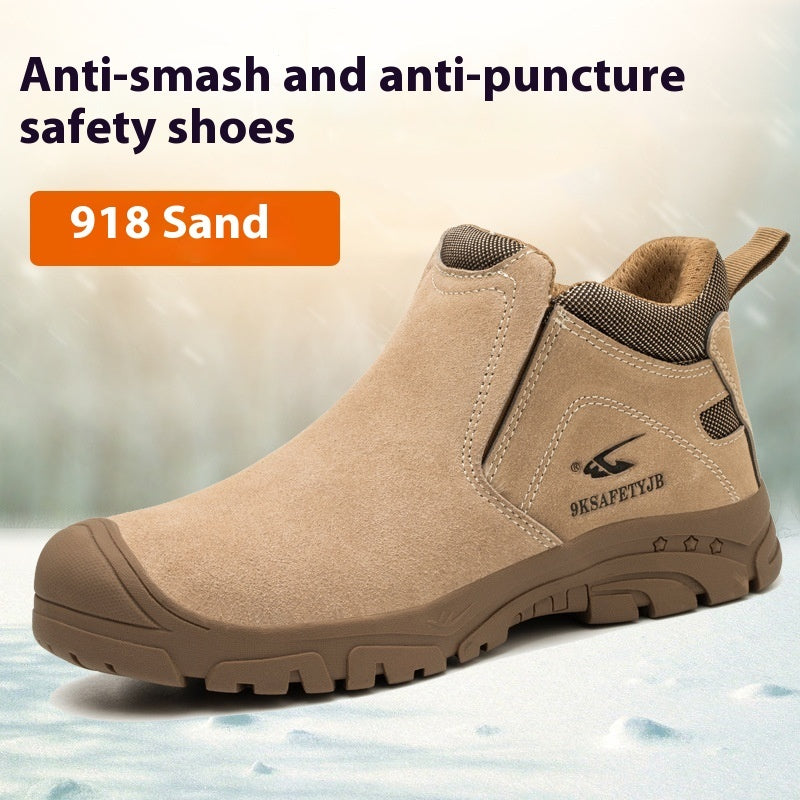 Anti Smashing And Puncture Lightweight Labor Protection Shoes