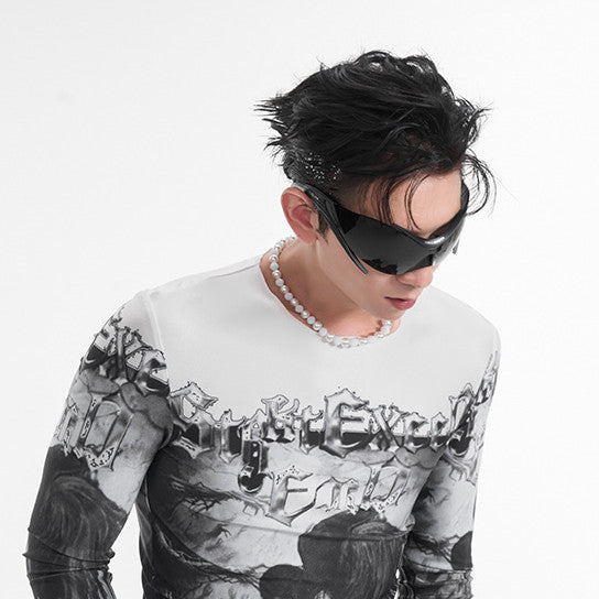 Autumn And Winter Keep Warm Inner Match Mesh Bottoming Shirt