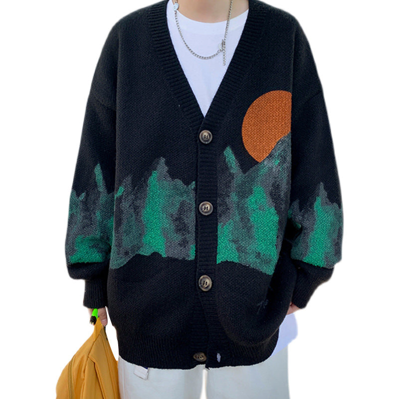 Men's Trendy Brand Loose Cardigan Jacket