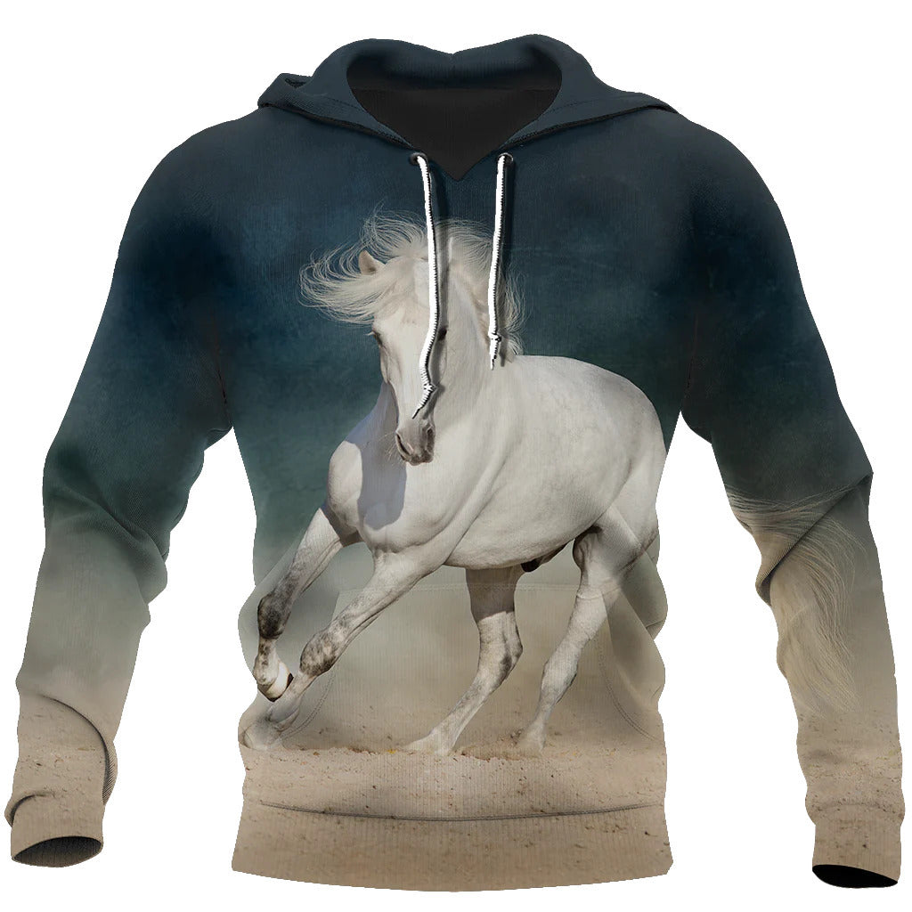Digital Printing Leisure Fashion Hooded Sweatshirt