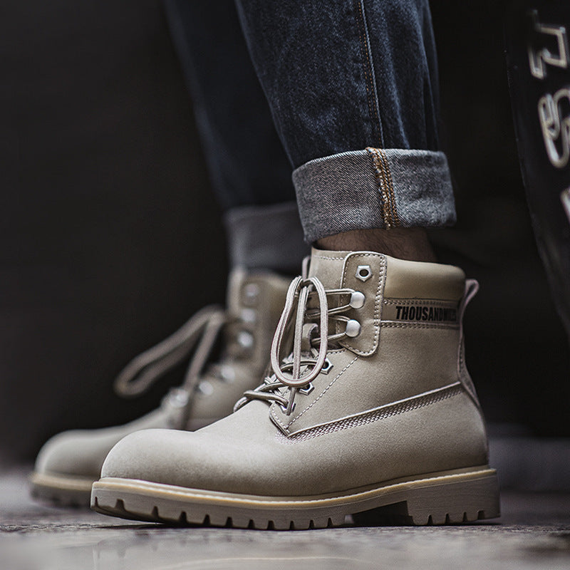 Winter Casual Platform Mid-Top Martin Boots