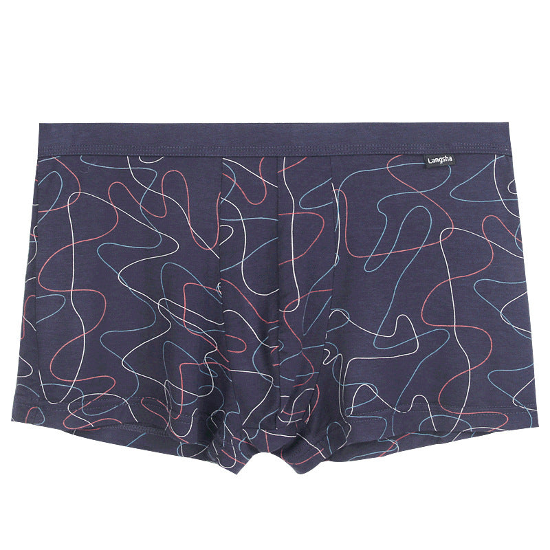 Men's Mid-waist Printed Breathable Shorts