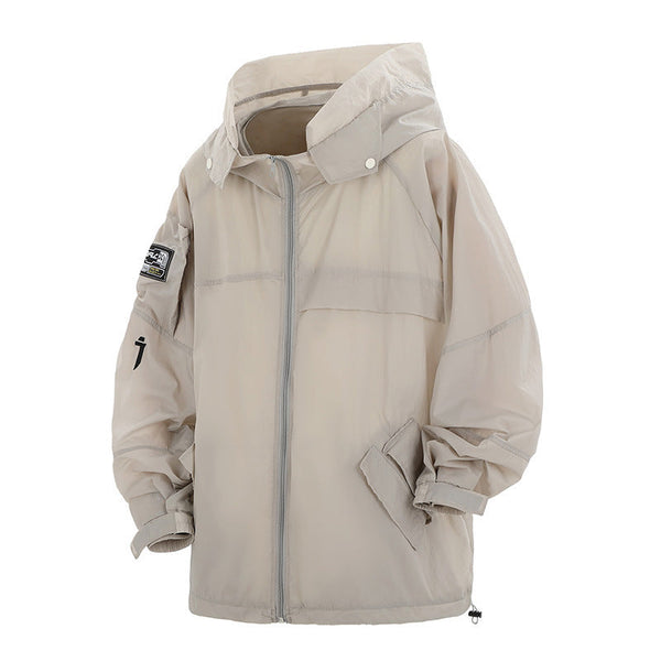 Stand Collar Hooded Coat For Men