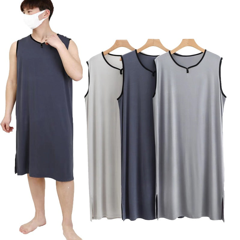 Summer Men's Thin Modal Nightdress