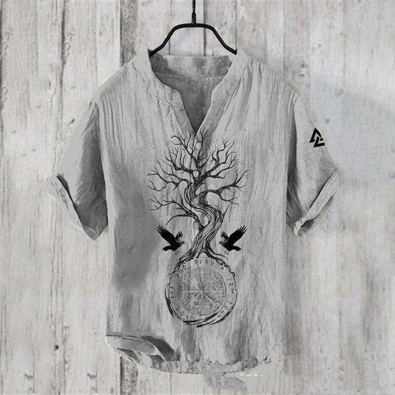 Men's three Breasted shirt