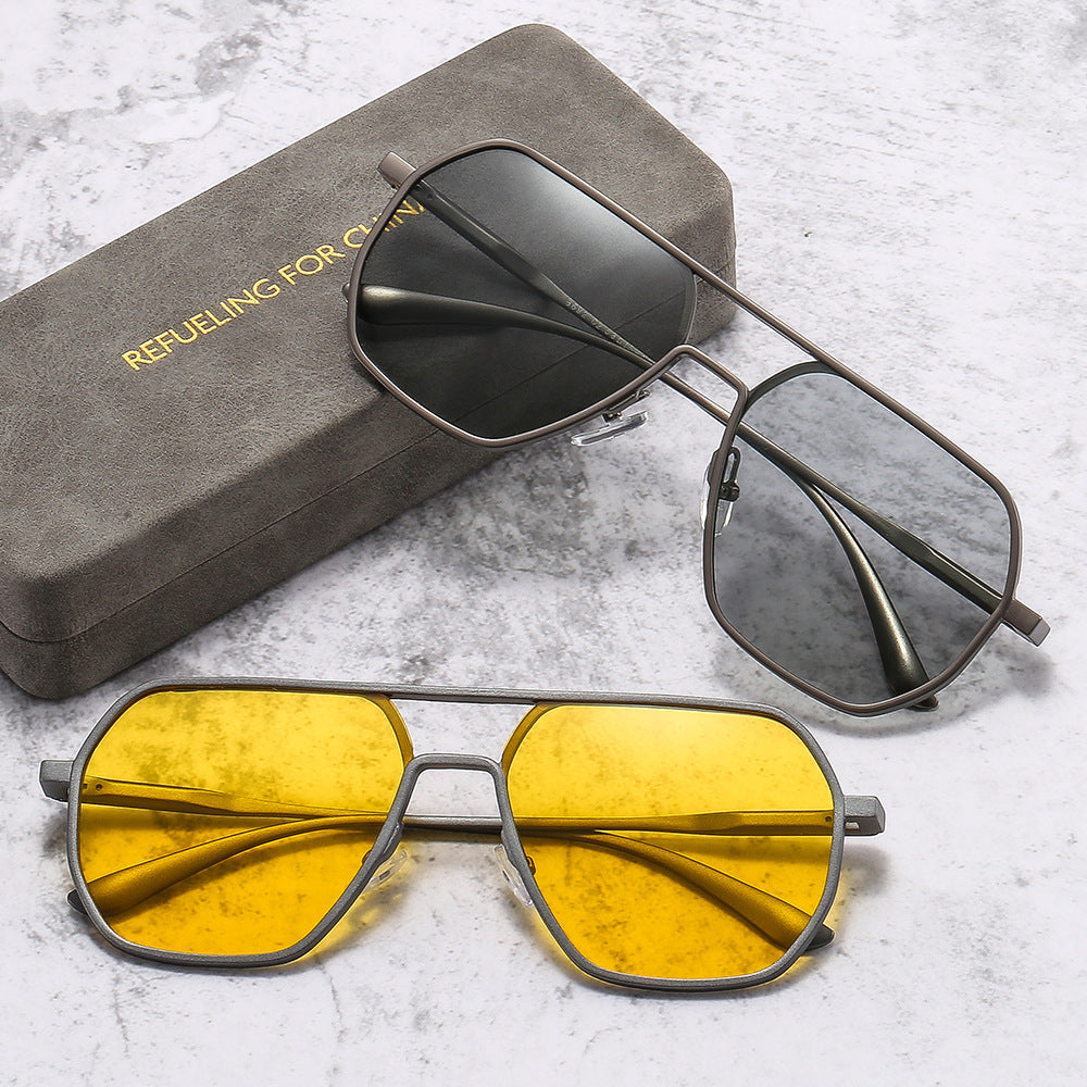 Men's Fashion Personality Color Changing Sunglasses