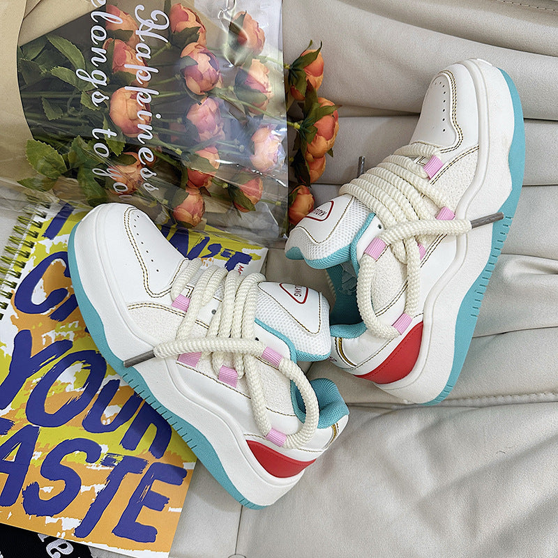 National Trendy Couple Casual White Shoes Sports Men