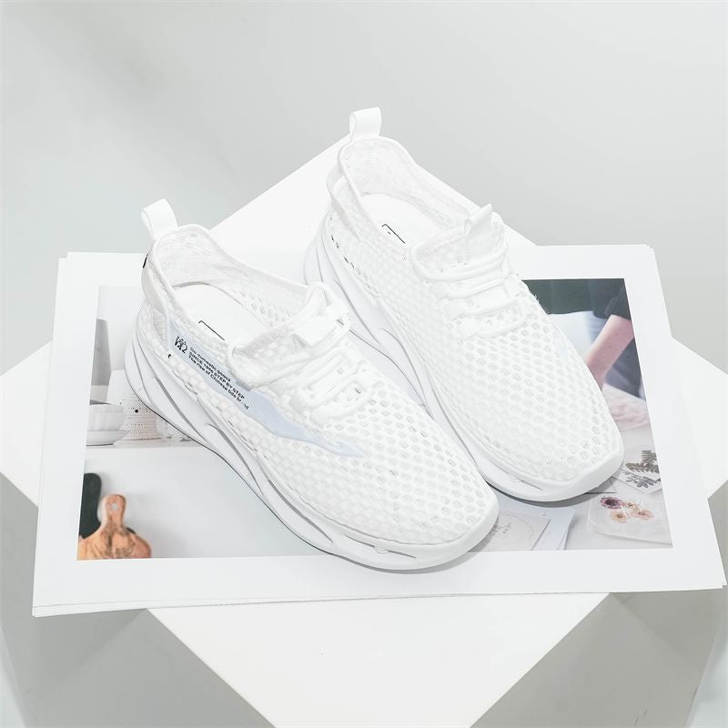Summer Medium And Large Children Breathable Hollow Mesh Surface Casual Sneaker