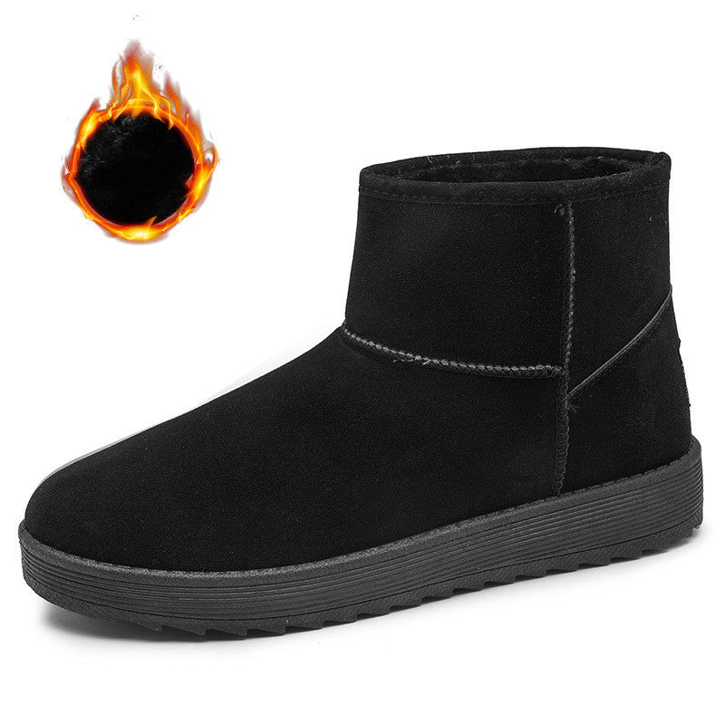 Men's Plush Warm Bread High Top Snow Boots