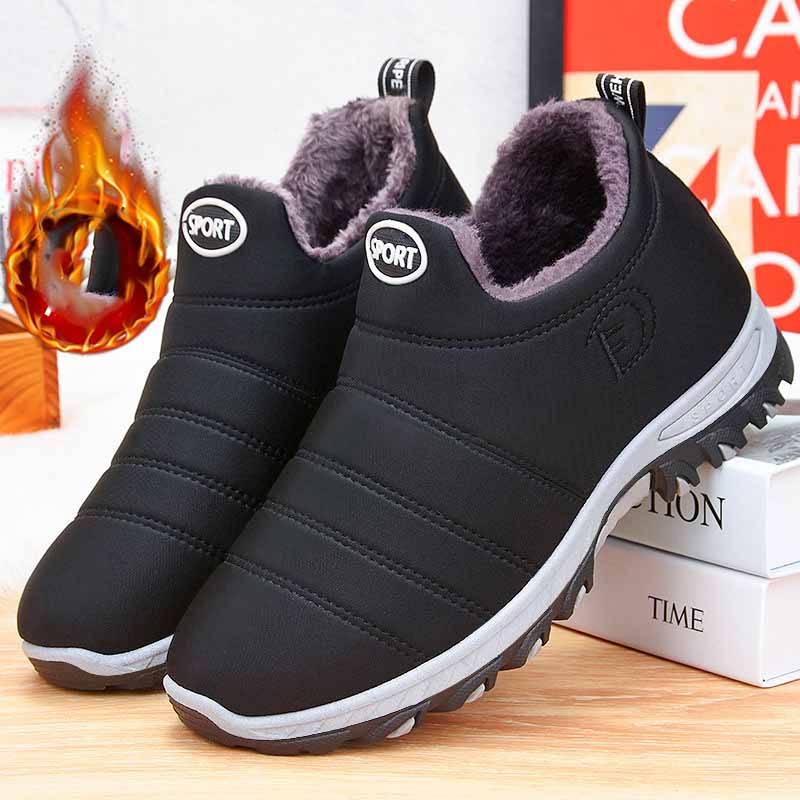Men's Warm And Cashmere Casual Cotton Boots