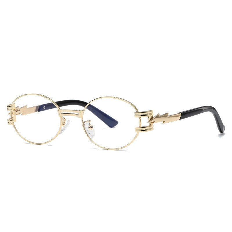 Round Frame Trendy Sun Protection Sunglasses