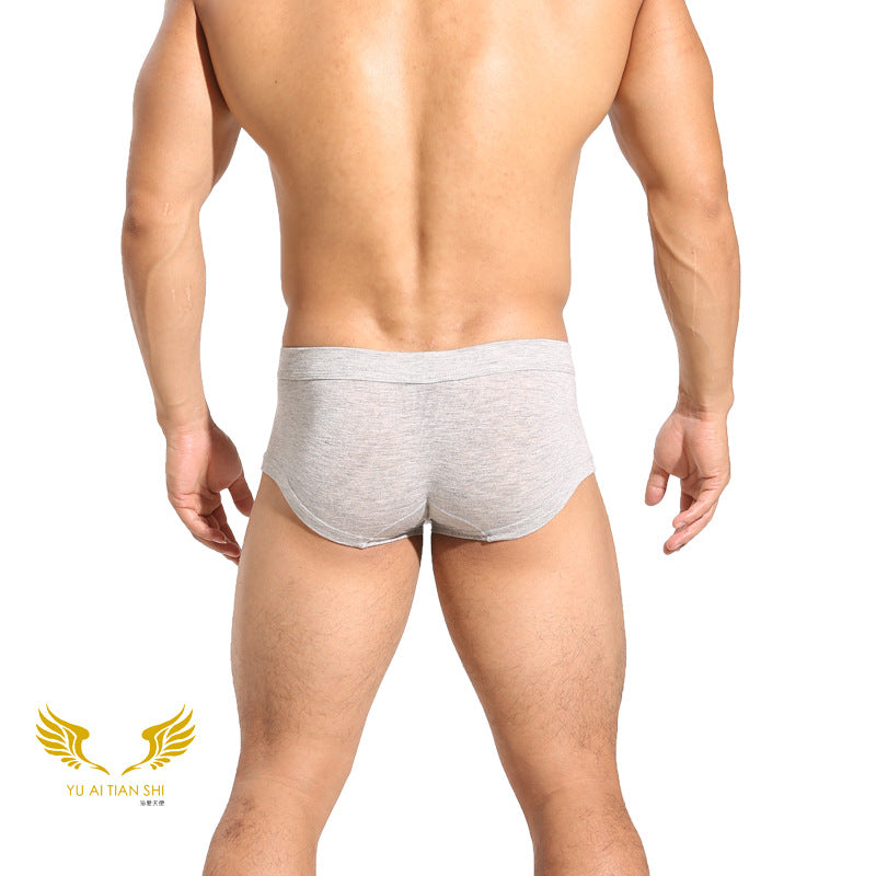 Men's Solid Color Breathable Plus Size Modal Underwear