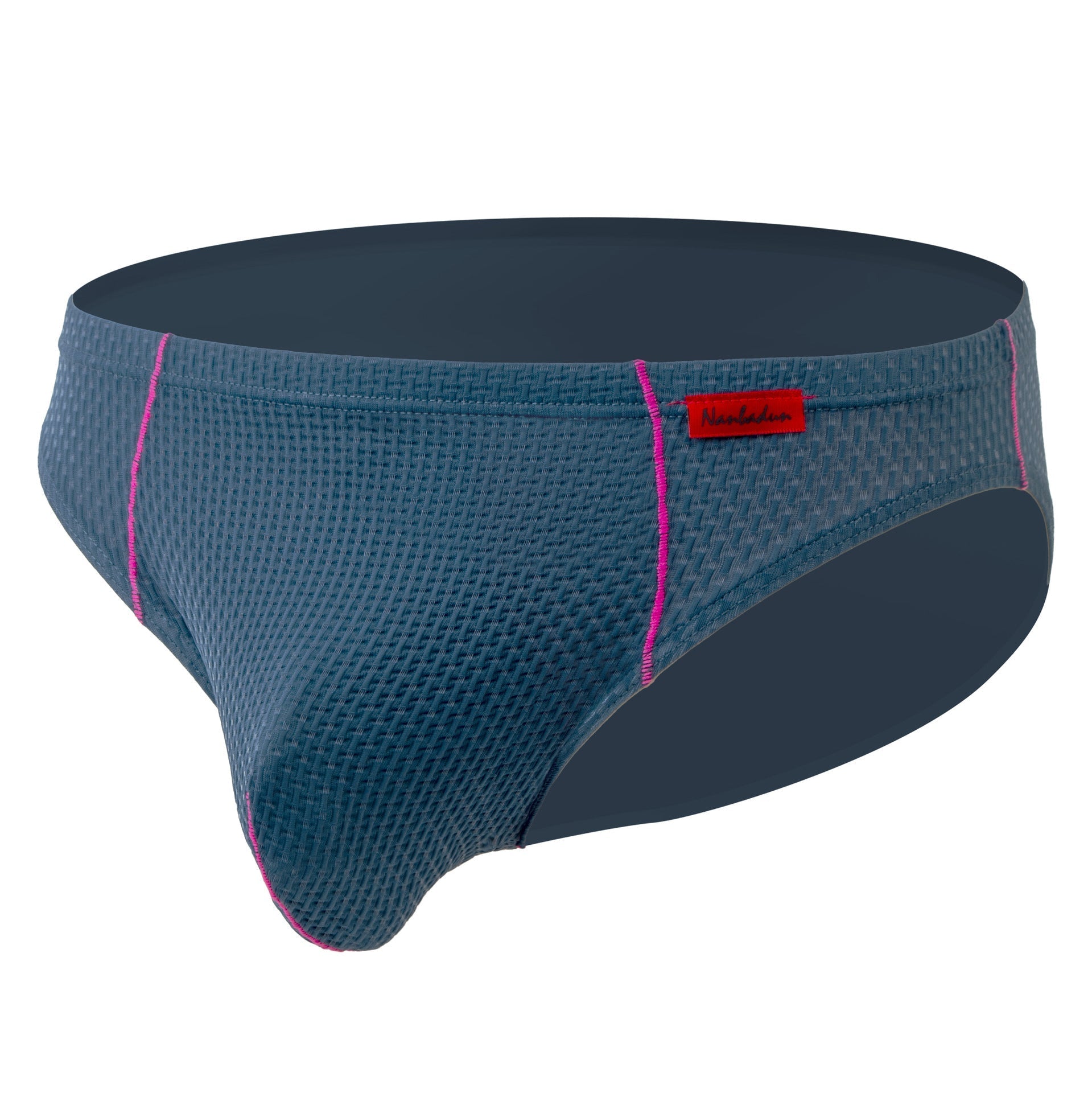 Men's Low Waist Plaid Hip Lifting Briefs