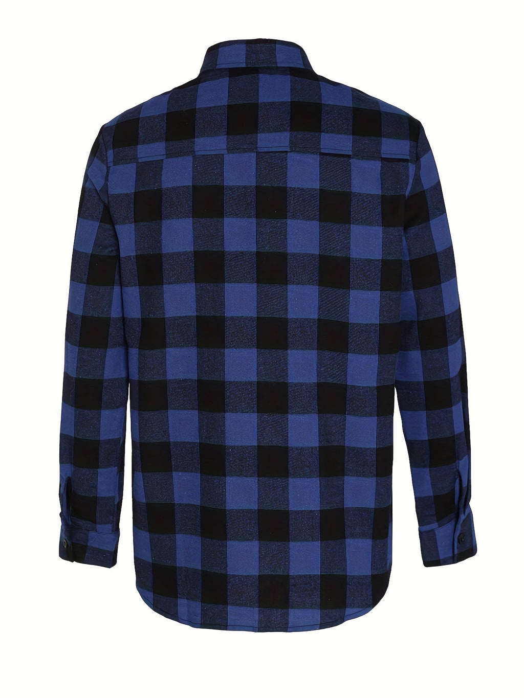 Teenage Men's Checked Long-sleeved Casual Shirt