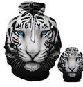 American Currency Fashion Printing 3D Casual Hooded Sweater