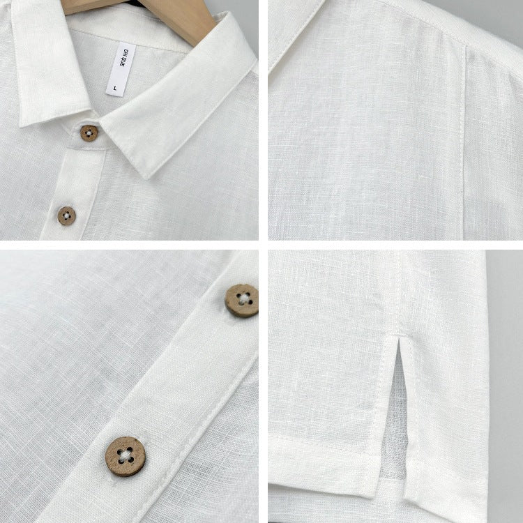 Summer Thin Lapels Top For Men