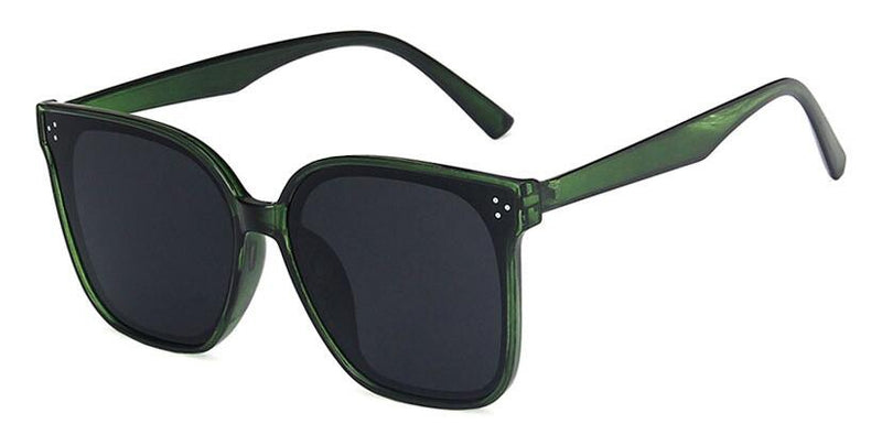 Big Frame Rice Nails Show Thin Female Street Style Sunglasses