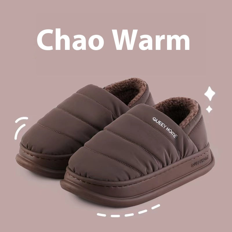 Men's Winter New Waterproof Interior Home Cotton Slippers
