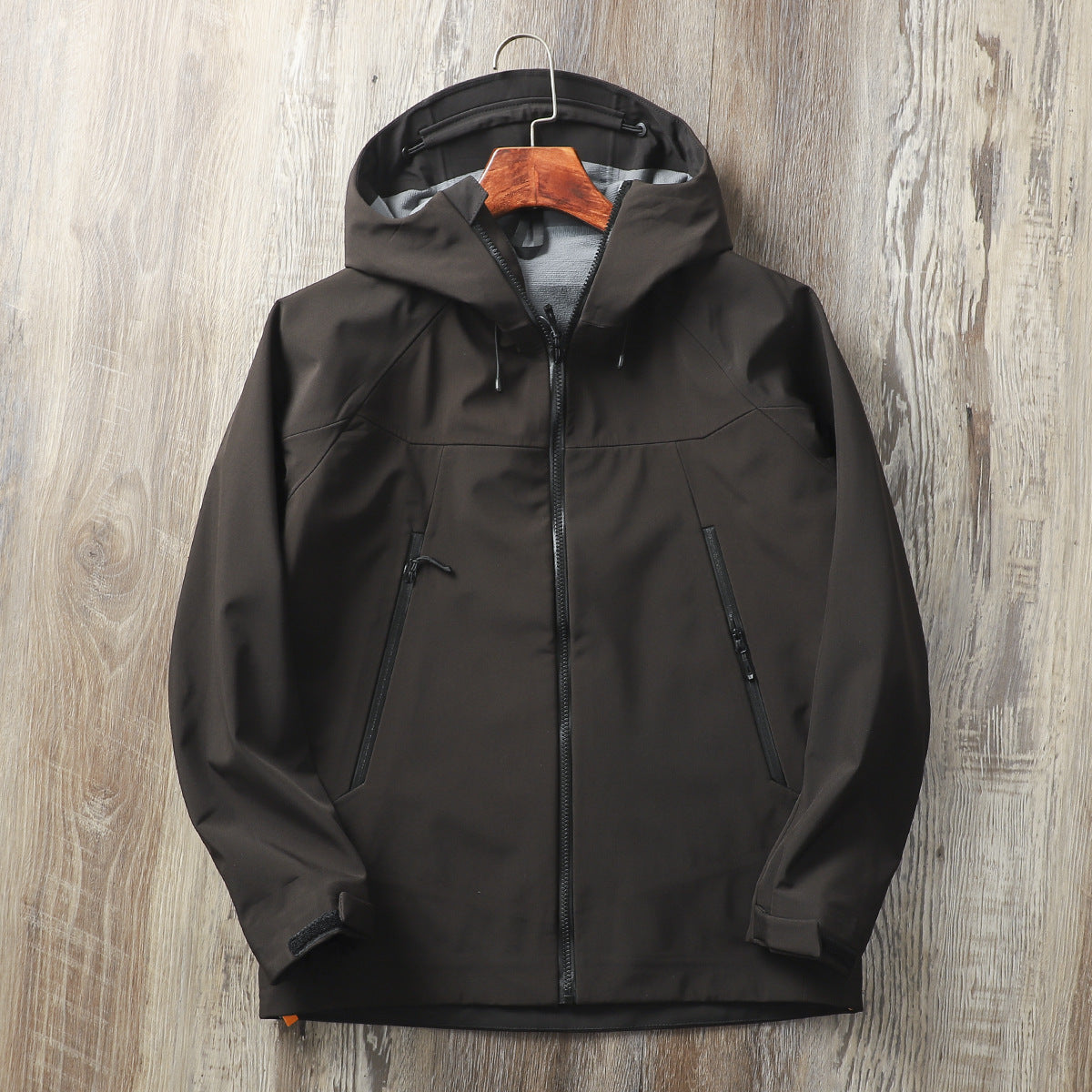 Windproof Waterproof Hooded Soft Shell Charge Jacket Coat