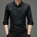 Long Sleeve black Shirt Men