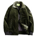 Winter Corduroy Men's Stand Collar Casual Cotton-padded Coat