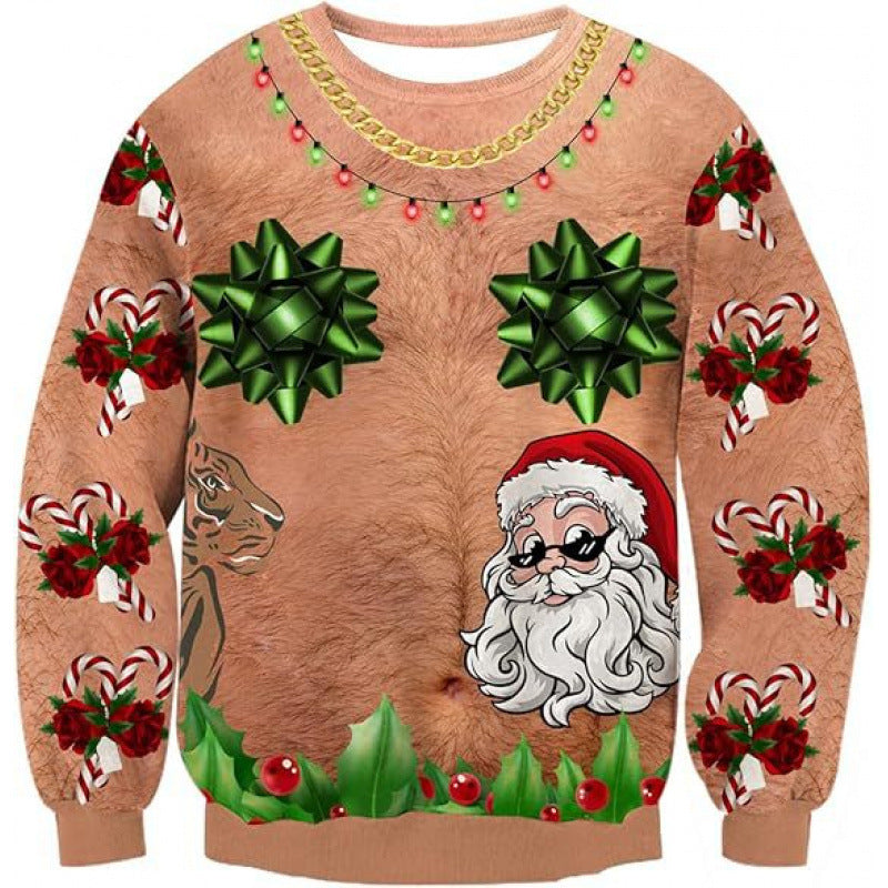 Christmas Tree Style Old Man Dance Dress Up Sweater