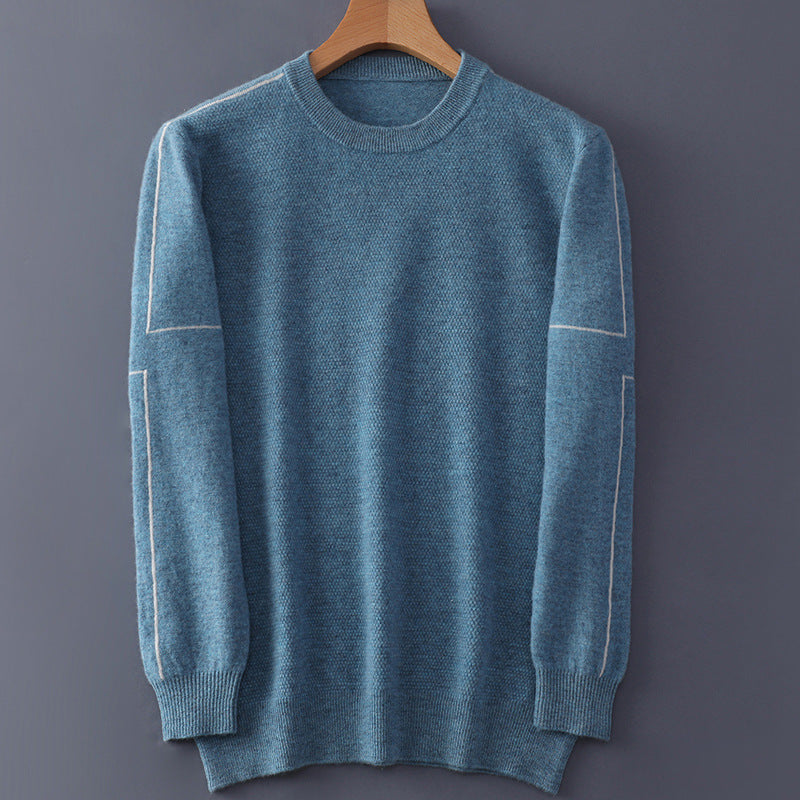 Men's Contrasting Color Fashion Casual Cardigan sweater