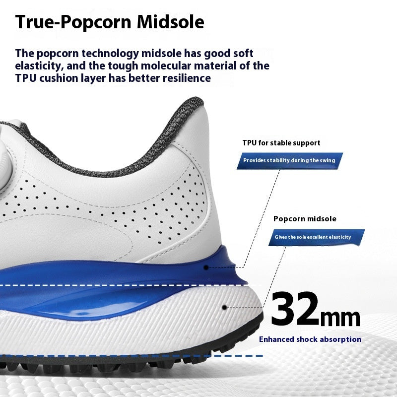 Men's Sports Sneakers Super Soft Popcorn Midsole Knob Shoes